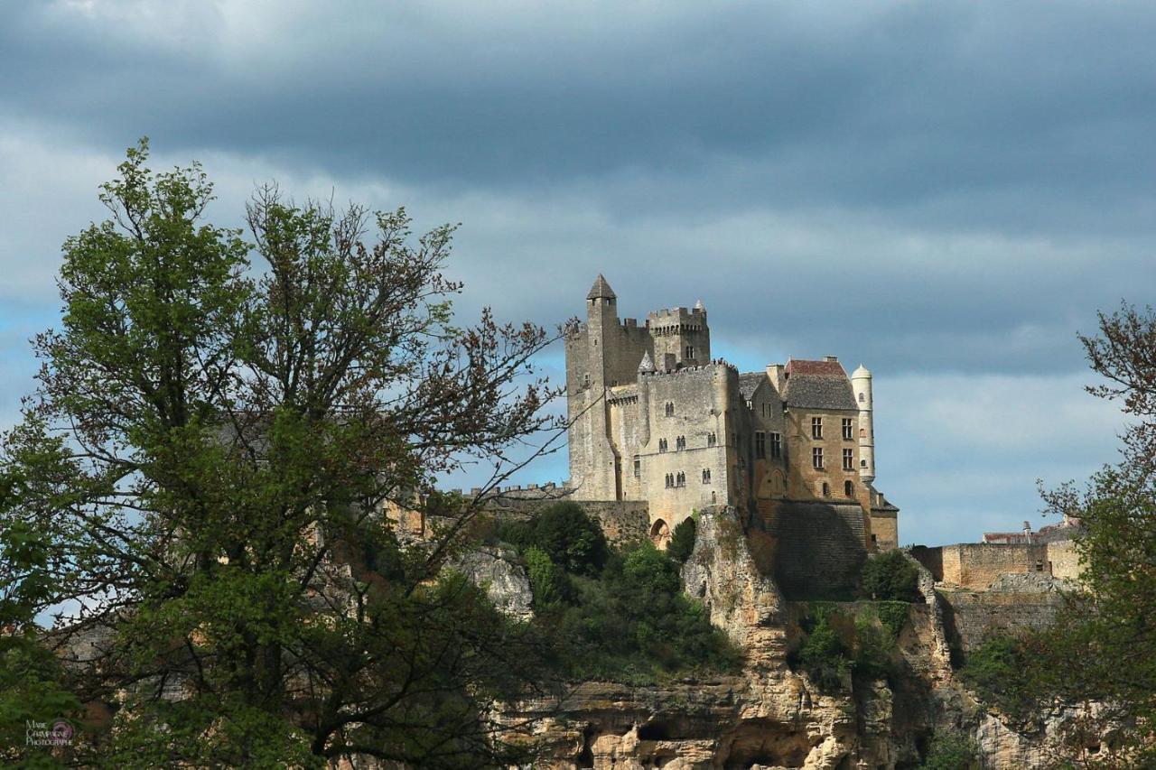 Au Coeur De Beynac, Superbe Maison Du 14Eme Siecle Avec Jardin Panoramique Kültér fotó