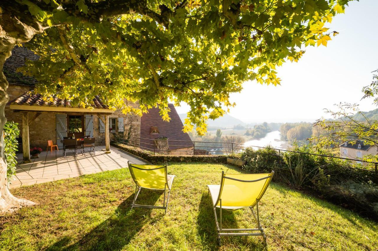 Au Coeur De Beynac, Superbe Maison Du 14Eme Siecle Avec Jardin Panoramique Kültér fotó