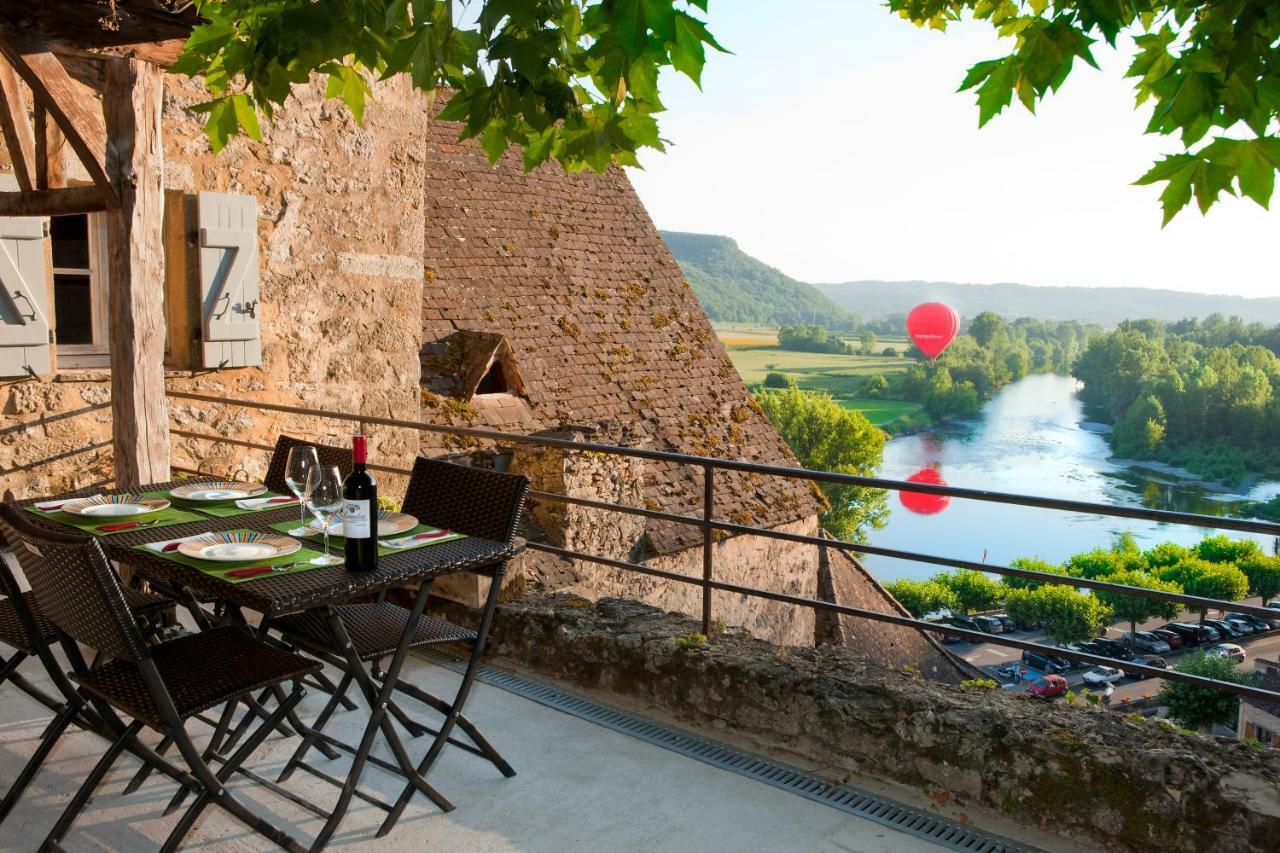 Au Coeur De Beynac, Superbe Maison Du 14Eme Siecle Avec Jardin Panoramique Kültér fotó