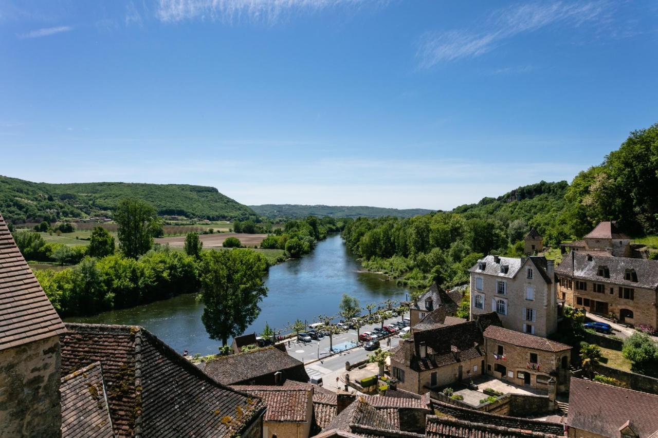 Au Coeur De Beynac, Superbe Maison Du 14Eme Siecle Avec Jardin Panoramique Kültér fotó